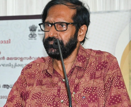 Malayalam writer K.P. Ramanunni reads story, shares insights at Delhi Book Fair