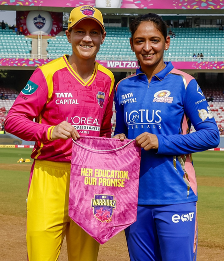 WPL 2026: Kranthi earns debut as MI elect to bowl against unchanged UPW