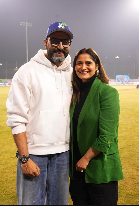 Arti Singh lauds Abhishek Bachchan for ‘carrying the Bachchan legacy with much grace’
