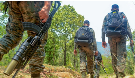 Fierce encounter breaks out between Maoists and security forces in Jharkhand’s Saranda Forest