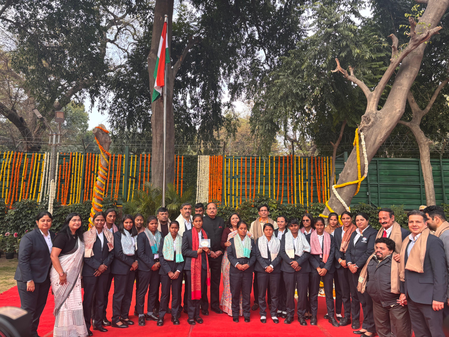 CJI Justice Surya Kant hosts Indian Women’s Blind Cricket World Champions on Republic Day