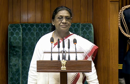 <div>India’s growth story shines as Prez Murmu puts ‘nari shakti’ at the heart of progress</div>