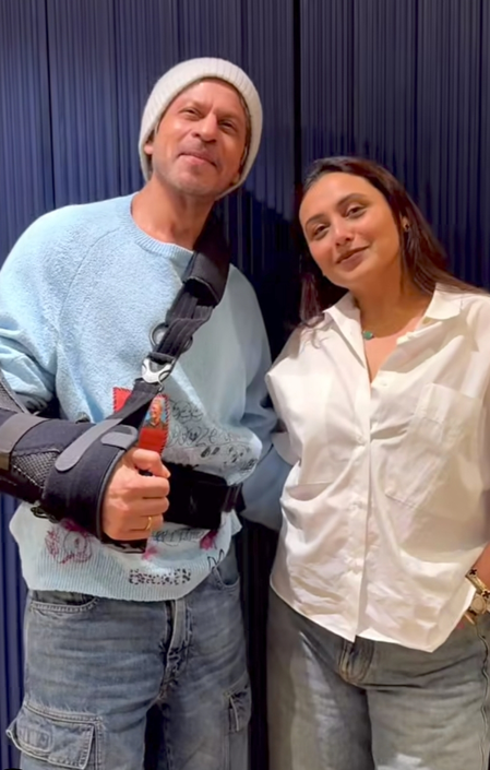 <div>Shah Rukh Khan says Rani Mukerji is ‘Mardaani’, calls her ‘fiesty, strong and compassionate’</div>