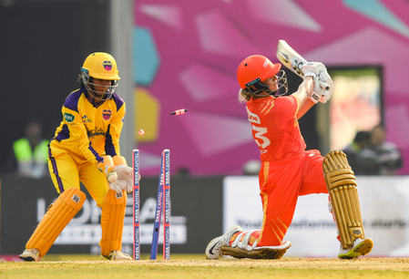 WPL 2026: Gardner and Anushka cause havoc as Gujarat Giants post 207/4 against UP Warriorz