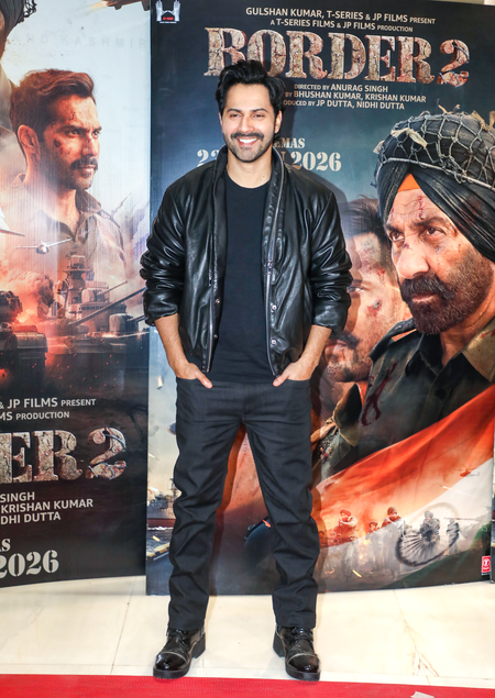 Varun Dhawan shares BTS of ‘Border 2’ director giving ‘finishing touches’ to his look