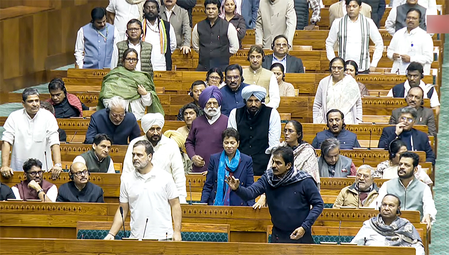 Fierce govt-Oppn showdown in LS over Rahul Gandhi’s mention of ex-Army chief’s unpublished memoir (Lead)