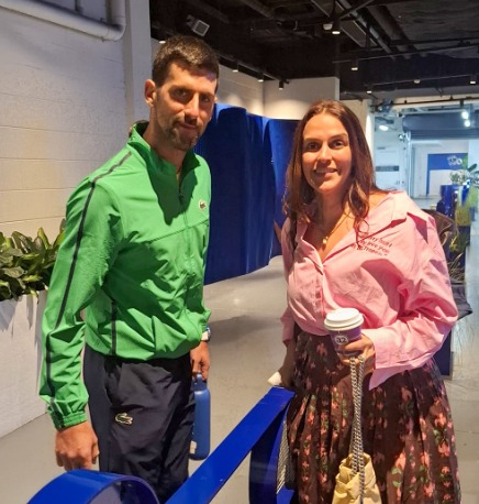 Neha Dhupia shares picture with Novak Djokovic after ‘historic’ night of tennis