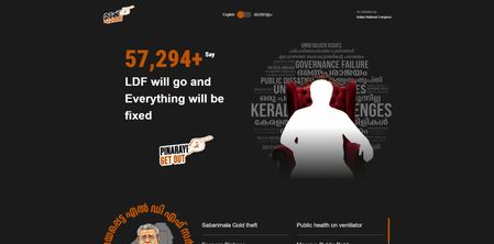 Congress revives ‘Kadakku Purathu’ slogan to target CM Vijayan, launches campaign website