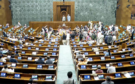 LS adjourned till noon amid constant sloganeering from Oppn MPs
