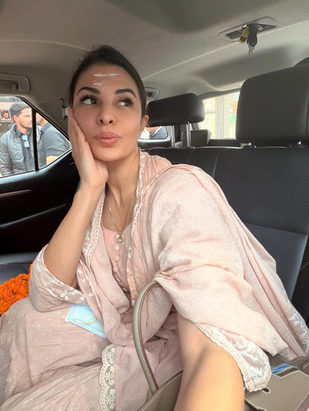 Jacqueline Fernandez satisfies her chaat craving during her trip to Varanasi