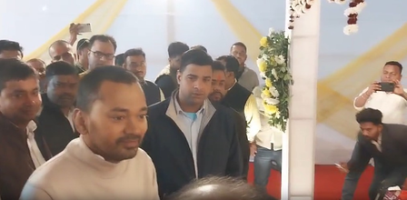 CM Nitish Kumar’s son Nishant Kumar visits Vrindavan, simplicity wins hearts