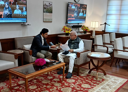 Tejasvi Surya meets Union Minister Khattar over Metro fare hike