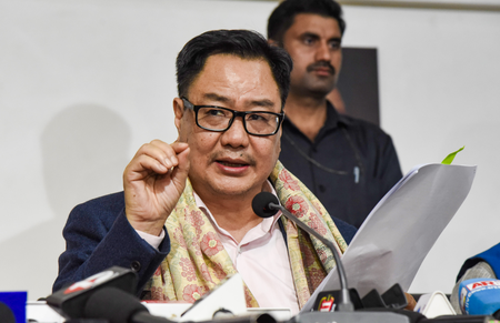 Cong MPs misbehaved with Speaker Om Birla, abused him in chamber: Kiren Rijiju