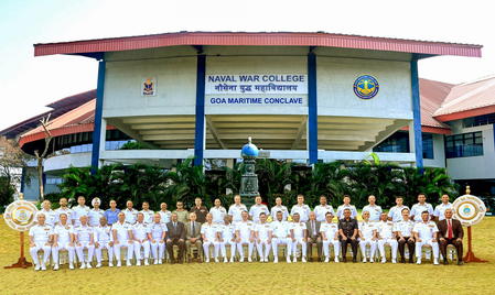 Naval chiefs discuss joint response to maritime threats at Goa conclave