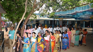 Stage set for polling in 123 urban local bodies in Telangana