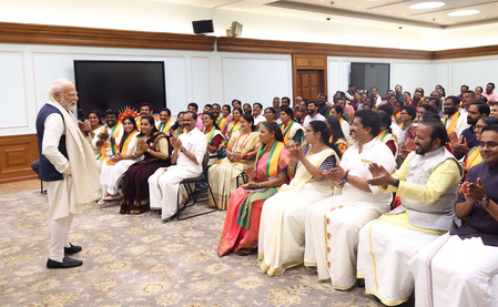PM Modi assures Kerala BJP councillors of campaigning in state polls