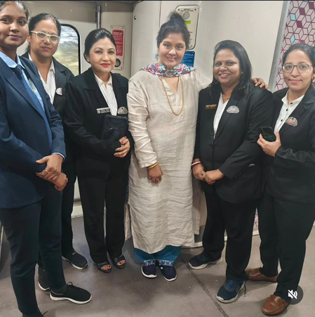 Sudha Chandran encounters a ‘Nari Shakti’ moment on her way to Shirdi aboard the Vande Bharat train