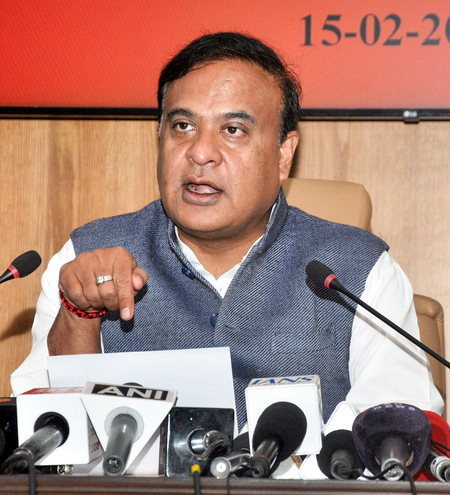 CM Sarma blames Congress rule for forest land encroachment in Assam