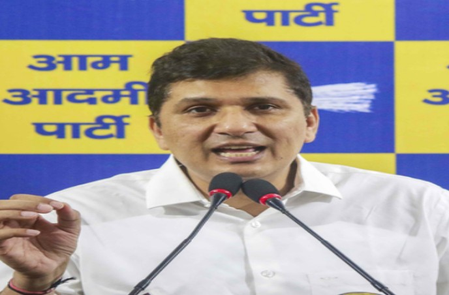 Delhi BJP slams AAP leader Saurabh Bharadwaj’s ‘anarchist’ act of burning newspaper​