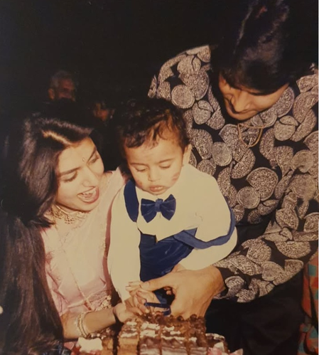 Bhagyashree wishes son Abhimanyu on birthday with his cutest unseen pictures