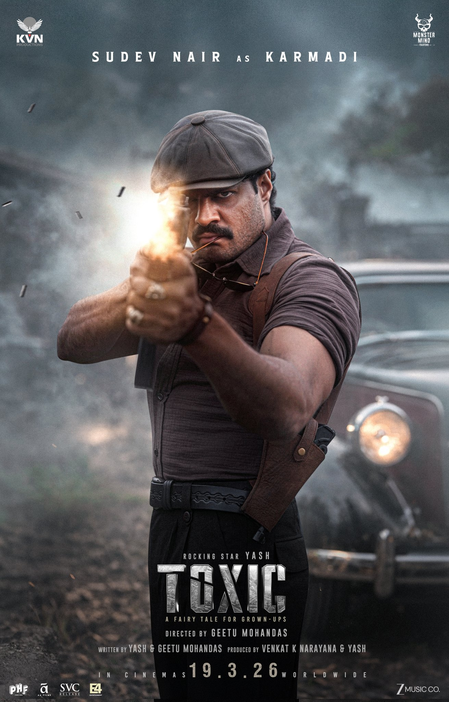 <div>Sudev Nair’s first look as Karmadi in Yash’s ‘Toxic’ released</div>