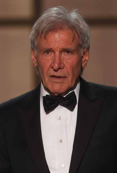 Harrison Ford wells up, thanks ‘Beautiful’ wife as he reflects on legendary career