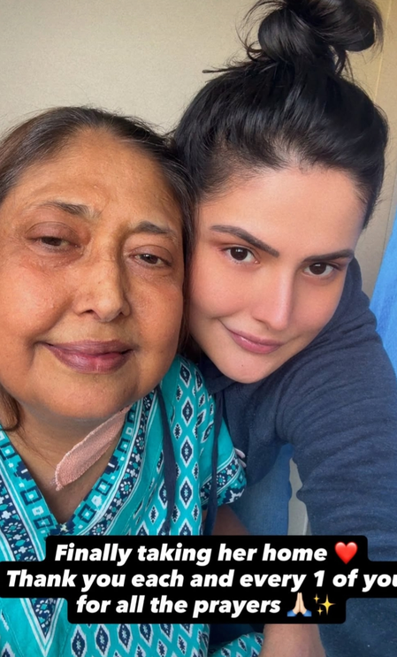 Zareen Khan’s mother gets discharged from the hospital