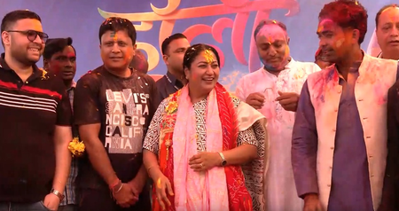 Delhi CM Rekha Gupta celebrates Holi at her residence, extends greetings to citizens