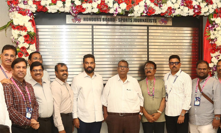 MCA unveils honours board for  sports journalists at Wankhede Stadium