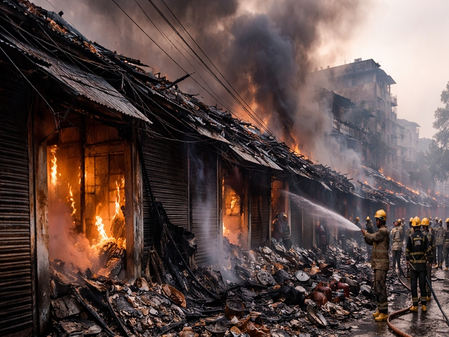One killed, several injured in fire incident in Bengal’s Madhyamgram