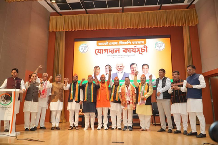 Three suspended Cong MLAs join BJP ahead of Assam Assembly elections