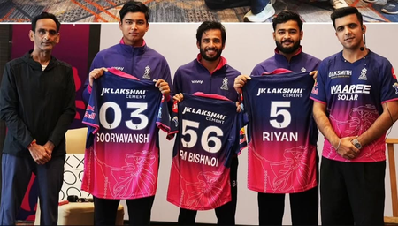 IPL 2026: Rajasthan Royals captain Riyan Parag unveils new jersey for upcoming season