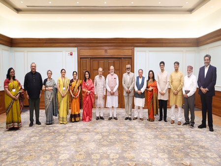 PM Modi meets IGNCA trustees, discusses ways to boost cultural outreach