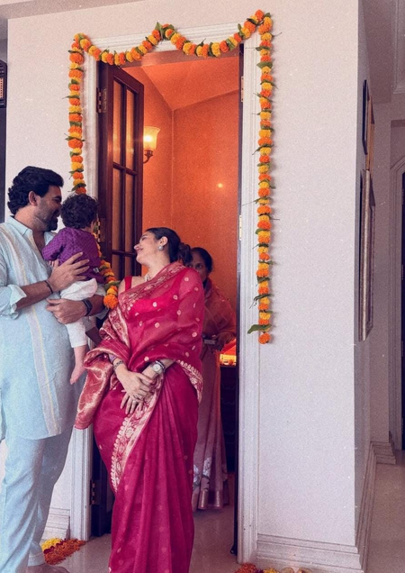 Sagarika Ghatge reveals her 11 month-old son made sure the ‘puran polis didn’t stop at one’ on Gudi Padwa