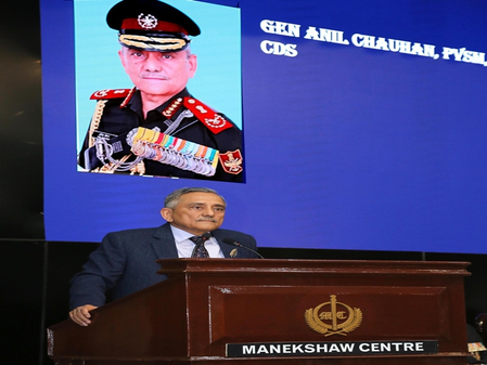 CDS Gen Anil Chauhan unveils book on Lawrence School’s military heritage