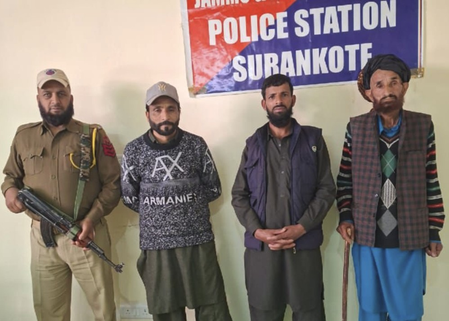 J&K: Police arrest five absconders in Poonch​