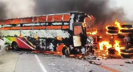 Telangana CM expresses shock over Andhra bus fire tragedy, assures help to victims’ families