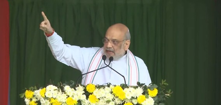 Amit Shah blasts Cong at Assam rally; highlights BJP govt’s peace initiatives, development agenda