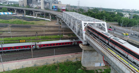 Gujarat: Trial run begins on Surat Metro stretch after completion of 8.5 km viaduct