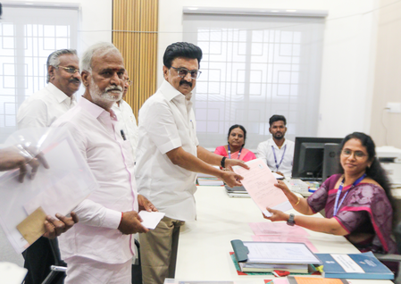 Stalin files nomination from Kolathur, exudes confidence of DMK-led alliance’s victory