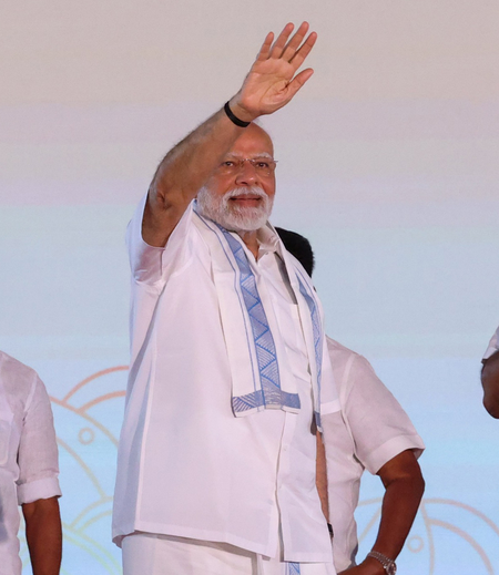 PM Modi praises BJP cadres in TN; to Interact with booth-level workers on Monday