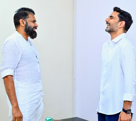 Pawan Kalyan congratulates Lokesh on being appointed TDP working president