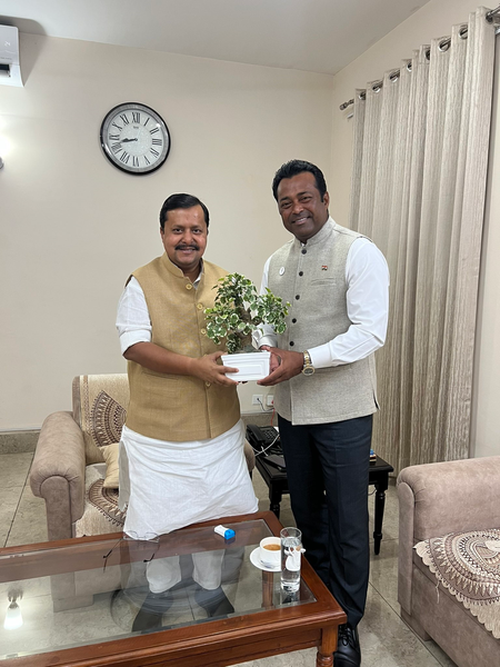 Committed to working for youth development and growth of sport, says Leander Paes, after joining BJP