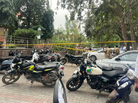 Crude material suspected in blast outside BJP office in Chandigarh: Police (Ld)