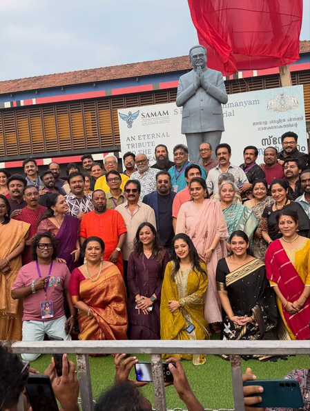 S P Balasubrahmanyam’s son pens emotional note after singers’ association installs SPB’s statue in Kerala