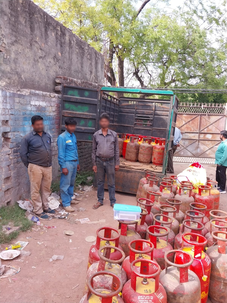 Illegal LPG racket busted in Delhi’s Palam; three arrested, 45 cylinders seized