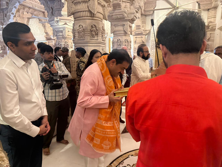 Gautam Adani visits Ram Temple with family, lauds it as ‘symbol of India’s culture, unity, self-confidence’