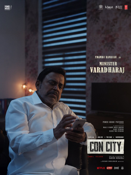 Ramesh Thilak, Thambi Ramaiah’s characters in Arjun Das-starrer ‘Con City’ revealed