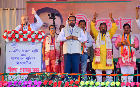 Assam: HM Amit Shah slams Congress, flags illegal migration and ‘decade of neglect’​