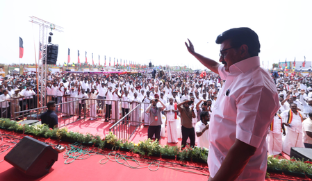 Stalin campaigns in TN’s Virudhunagar, targets Palaniswami for spreading ‘baseless’ allegations